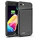 Battery Case for iPhone 6/6s, 4500mAh Portable Extended Smart Battery Pack and Protective Charger Case Updated Version (Black)