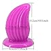 MLSice Anal Plug with Sucker Ribbed Surface Anal Dildo Shell Design Curved Butt Plug Lesbian Gay Masturbate Sex Toys Anus Stuffed Stopper Anal Expand Massage Adult Game Erotic Toy for Woman – Purplethumb 1