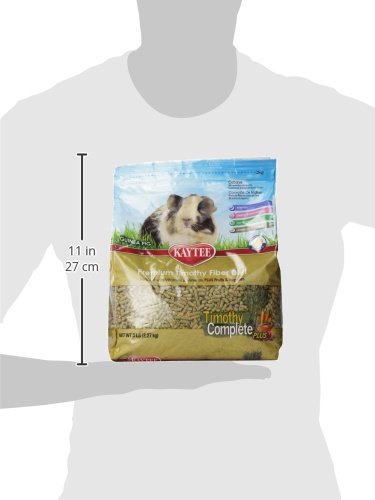 KAYTEE TIMOTHY HAY COMPLETE PLUS FRUITS AND VEGETABLES GUINEA PIG FOOD, 5-LB BAG