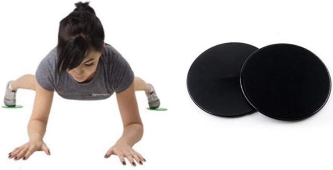JG GLOBAL Core Sliders Sliding Discs 2 Units, Double Sided Sliding Discs for Home Yoga, Fitness, Pilates, Abdominals - Image 4
