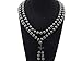 jennysun2010 Natural 10mm Black Obsidian Gemstone Buddhist 108 Beads Prayer Mala Long Necklace Multi-Purpose about 43