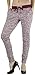 ToBeInStyle Women's Heathered French Terry Jogger Pants - Burgundy - Large