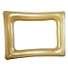 STOBOK Inflatable Picture Frame Adult Fancy Photo Booth Props for Graduation Party Wedding Picture Party Decoration (Golden)