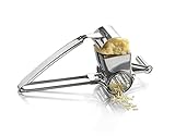 Cheese Grater Rotory with Container,18/8 Stainless Steel,No Rust Hand-Crank Rotary Shredder