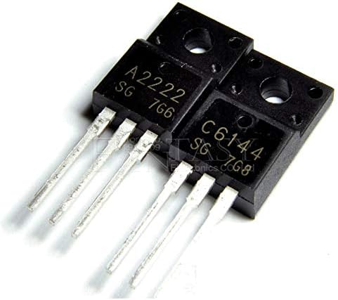 10pcs 2SA2222 2SC6144 TO-220F 5pairs 5pcs A2222 + 5pcs C6144 TO-220