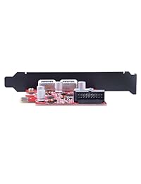 [cord-  Fuente de alimentación] Inateck 2-Port PCI-E USB 3.0 Express Card, driver Mini PCI-E USB 3.0 Hub Adaptador con conector interno de USB 3.0 20-pin   Ampliar otra Dos puertos USB 3.0   No Necesita conexión de alimentación adicional