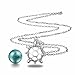 EUDORA Harmony Bola Lucky Turtle Angel Chime Caller Pendant 16mm Baby Shower Bell 30 Inches Necklace