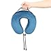 L'ALYSSE Neck Pillow-Memory Foam Airplane Travel Pillow (blue)