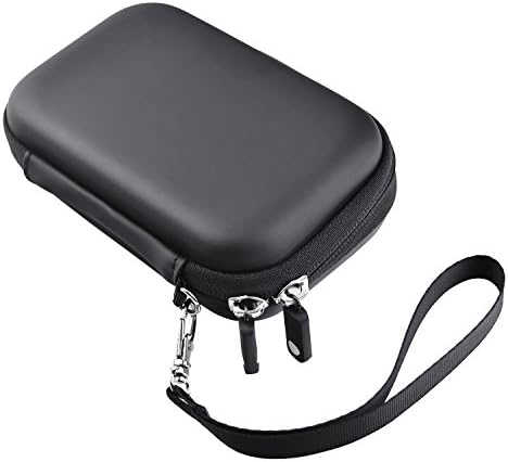Caseogy Shockproof Carrying Case Storage Travel Bag for HP Sprocket Portable Photo Printer/Polaroid ZIP Mobile Printer Protective Pouch Box, Black