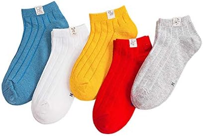 JIEEN 5 Pairs Baby Kids Girl Sweat Absorption Lace Ruffle Frilly Ankle Socks