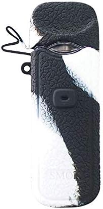 KKmod Silicone Case for Smok Nord Box Kit Protective Rubber Sleeve Cover Shield Wrap (Blackwhite)