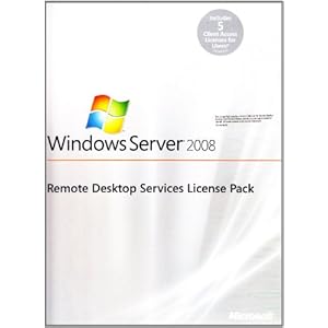 Microsoft Windows RDS Remote Desktop Services 2008 – 2008 R2 5 gebruikers-CAL’s TS Terminal Services Server MS
