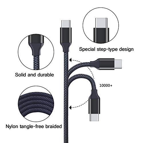 USB C Charger Set(4 in 1),3.4A Car Adapter, 2.1A Wall Charger Block with 2Pack 6Ft Type C Charger Cord for Motorola Moto Z Z4/G7/G7 G8 Plus/G7 Play/X4/ X5, Google Pixel XL, Samsung Galaxy S10e/Note 10