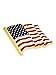 PinMart Proudly MADE IN USA American Flag Jewelry Quality Gold Enamel Lapel Pin