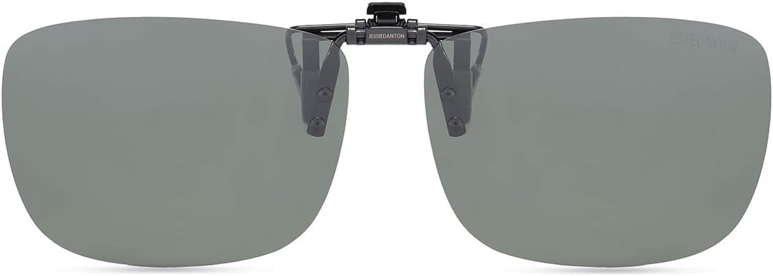 CAXMAN Polarized Clip On Sunglasses Over Prescription Glasses for Men Women UV Protection