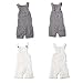 Tangc Newborn Baby Infant Knitted Mohair Rompers Overalls Photography Props Outfits (white)