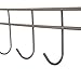 Homdox 3-Tier Garment Rack, Heavy Duty Clothing Wire Shelving, Rolling Free Standing Closet with Lockable Wheels, 1 Hanging Rod and 2 Pairs Side Hooks, Gray