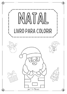 Livro NATAL - Livro para Colorir