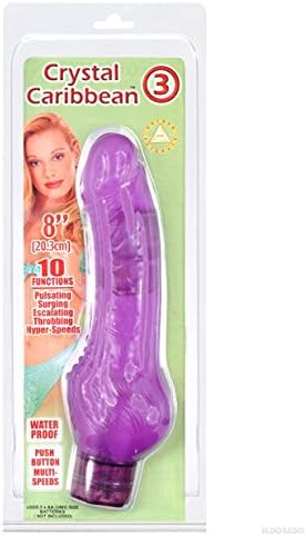 Crystal Caribbean #3 Jelly Vibe - 10 Function Purple