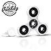 Fidget Spinner / Tri Spinner - Long Spintime - Injection Molded Design - Non-3D Printed. Hybrid Ceramic Bearings with Quality Guarantee, by FidgetDoctor (White)
