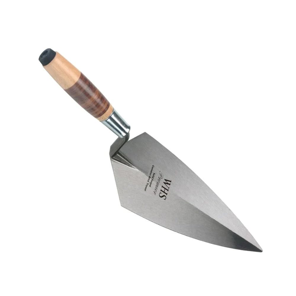 Spear & Jackson 10811V Tyzack 11" Canadian, Leather Handle Brick Trowel