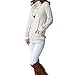 levaca Long Sleeve Shirts For Women Cowl Neck Sweatshirts Tunic Tops for Leggings Grey L V02
