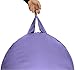 Stuffed Animal Bean Bag Storage Chair in Orchid - 2.5ft Large Fill & Chill Space Saving Toy Organizer for Children - For Blankets, Teddy Bears, Clothes & Bedding