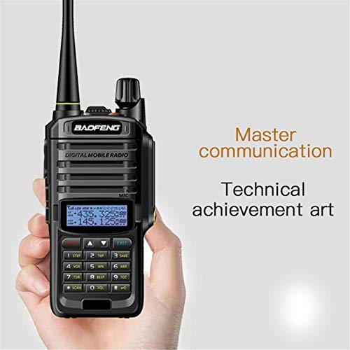 Heitaisi Original Earpieces UV-9R Plus Walkie Talkie 8W Power IP67 Waterproof CB Radio VHF UHF Dual Band Handheld Two Way Radio 10 km Range FM Portable Digital Transceiver - Thumbnail 7