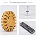 Alphatool Decal Removal Rubber Eraser Wheel with Drill Adapter 4 inch Rubber Power Drill Attachment for Remove Pinstripes, Stickers, Double Side Adhesive Decals, Graphics from Cars Rvs Boats Truck
