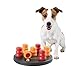 TRIXIE Pet Products Mini Solitaire Game for Dog, Level 1, White/Blue, 7.75 x 7.75 in. (32023)