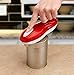 Tornado Can Opener - Hands Free, Automatic 1-Touch Smooth Edge with Built-In Retrieval Magnet - Great for Arthritis Sufferers - Red