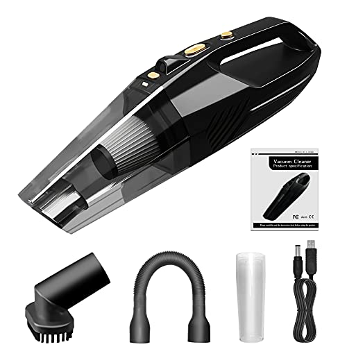 aifulo Aspiradora de Mano sin Cable Potente Aspiradoras 8000PA 120W,Aspirador de Mano con Luz LED y Carga Rápida,Aspirador en Seco y Hmedo para Coche Hogar y Oficina