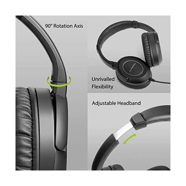 Avantree-HF039-Long-Coiled-Cord-Headphones-for-TV-164-Feet-5M-Extended-Range-Cable-Over-ear-Headphones-35mm-Audio-Output-Stereo-Sound-Headphones-with-Spiral-Coil-Wire-In-line-Volume-Control Avantree HF039 Long Coiled Cord Headphones for TV, 16.4 Feet / 5M Extended Range Cable, Over-ear Headphones, 3.5mm Audio…