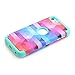 iPod Touch 6 Case, iPod Touch 5 Case, KAMII [Colorful Series] 3in1 Shockproof Full-Body Protective Hard PC+Soft Silicone Hybrid Hard Case Cover for Apple iPod Touch 5 6th Generation (Aqua)
