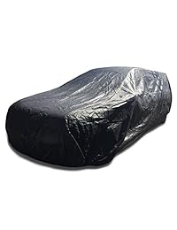 carscover resistente al agua Hearse Cubierta Coche para Cadillac, Chrysler, Lincoln Fit hasta 260 inch Funeral Coach Wagon UltraShield Negro
