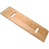 Weybaihe Wood Slide Transfer Board with 2 Cut out Handles 24 * 8 * 0.75" | Made of Heavy-Duty HardWood,Mobility Aid for Senior and Handicap,Non-latex,sturdy and durable,Load Capacity Up to 500 lbs