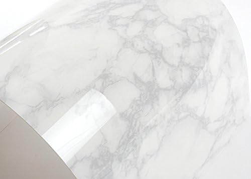 Peel and Stick Granite Pattern UV Coating Decorative PET Tile Dry Erase Board EP-101 : 23.62 inch X 11.81 inch, Thickness 1.0mm