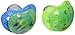 NUK Night Glow in the Dark Pacifiers in Assorted Colors and Styles, 6-18 Months