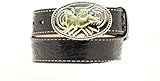 Nocona Boys' Floral Leather Belt - N44104-02