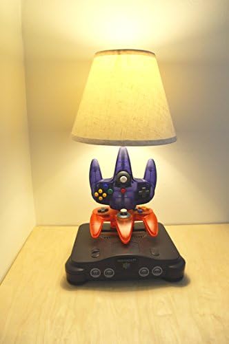 Nintendo N64 Lamp - Console and Controllers - Light Sculpture With Lamp Shade