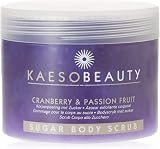 Kaeso Exfoliating Body Scrub Cranberry Passion Fruit Sugar 450ml Smooth Skin view 2