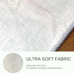 Modern Ocean Theme 7x10 Area Rug with Grey Beach