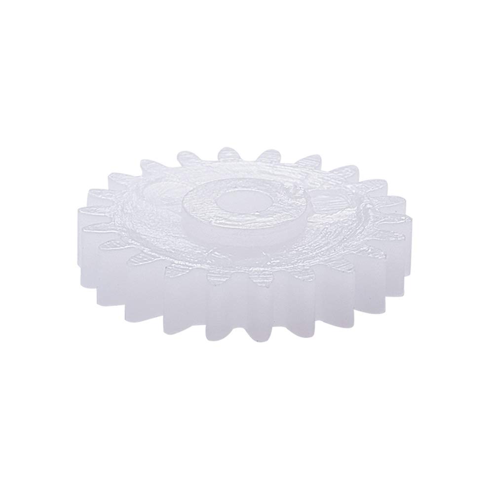 Othmro Plastic Gears, 22 Teeth Motor Gears Model 222A, 12mm Outer Diameter 3.1mm Thickness Plastic Gears for Car Robot Motor