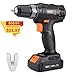 20V Power Drill,Tacklife Cordless Drill Driver, 2 Adjustable Speed, Max Torque 265 in-lbs,19+1 Torque Settings with LED, Compact Battery Cell and Charger Included,PCD06B