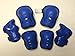 Fantasycart's Kid's Roller Blading Wrist Elbow Knee Pads Blades Guard 6 PCS Set in Blue