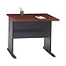 Bush Business Furniture Series A 36W Small Desk in Hansen Cherry and Galaxy, Compact Computer Table for Home or Professional Office