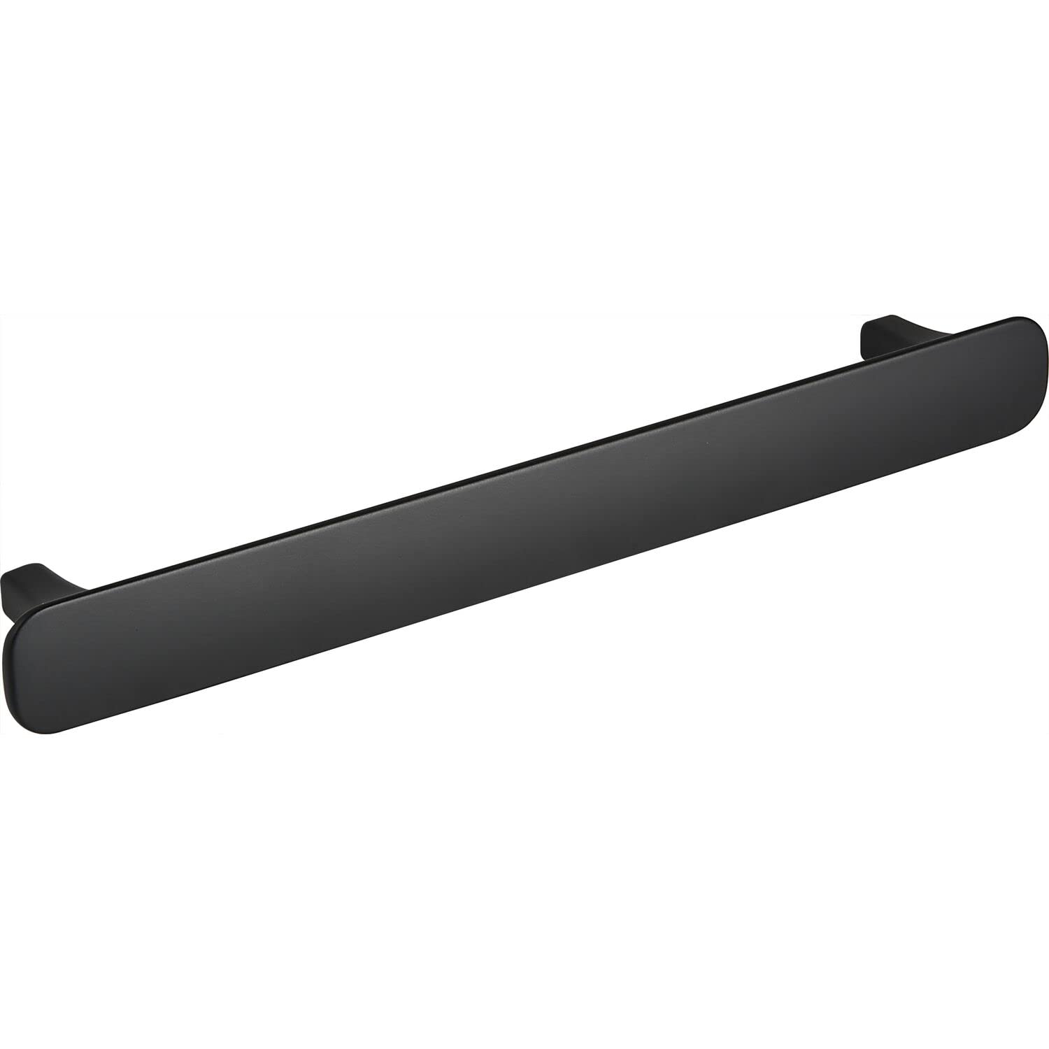 ALLES IM GRIFF Allles Aion LA Furniture Handle 160 mm Flat Width 190 mm - Cabinet Handle for Furniture Fronts - Die-Cast Zinc Black Matt