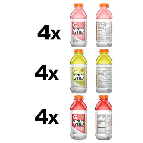 GATORADE GATORLYTE ZERO VARIETY PACK, 20 FL OZ (PACK OF 12)