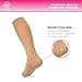 Wanderlust MadeMother Maternity Compression Stockings - Open Toe Pregnancy Compression Socks | Ankle and Arch Maternity Support | Beige (2 Pair)