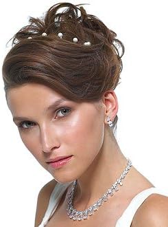 Jewel Hair Twists - Red Swarovski Crystals